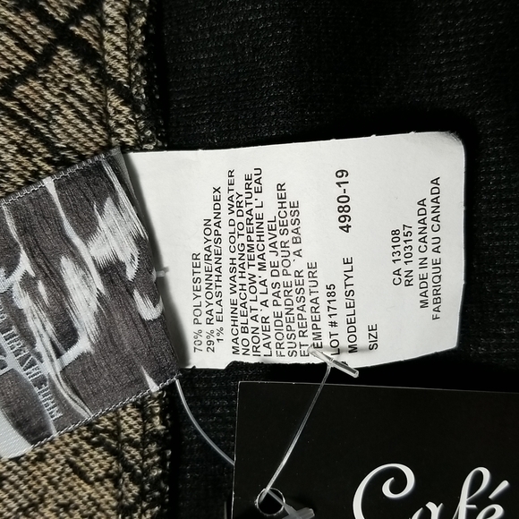 Vintage Café au Lait Midi A-line Skirt Size S Y2K - Picture 5 of 6